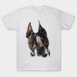 Black and White Boston Terrier T-Shirt